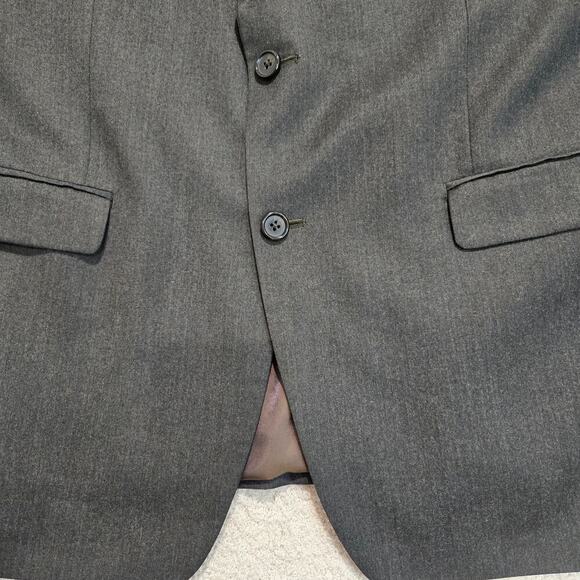 Lauren Ralph Lauren Dark Brown Wool Sports Coat Suit Jacket Men's 44L - Picture 3 of 14